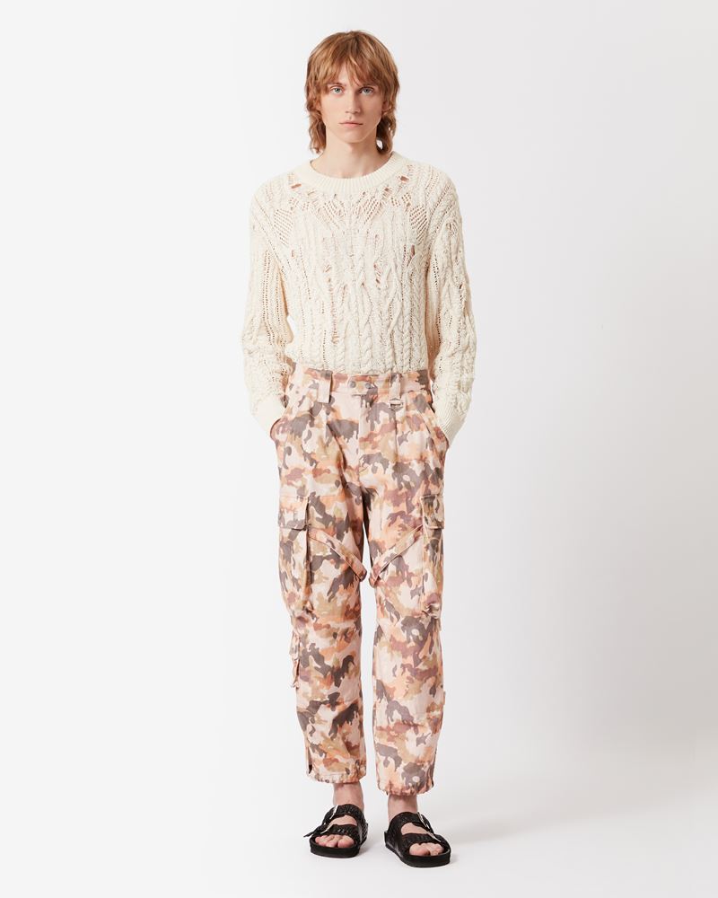 EUSEBIO PRINTED COTTON PANTS